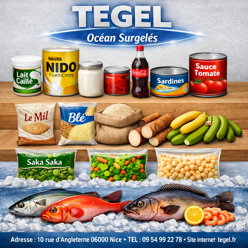 Produits surgelés variés
